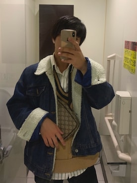 「Abercrombie&Fitch（アバークロンビーアンドフィッチ）のアイテム（シャツ/ブラウス）」を使った、i_さん（メンズ・169cm）の春コーディネート