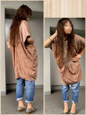 「COCUE（コキュ）のアイテム」を使った、のしこさん（レディース・156cm）の夏コーディネート