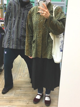 「aie」｜「アイテム（バレエシューズ）」を使った、kanaさん（レディース・165cm）の冬コーディネート