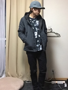 「improves（インプローブス）のアイテム（ダウンジャケット/コート）」を使った、もつづきさん（メンズ・168cm）の冬コーディネート
