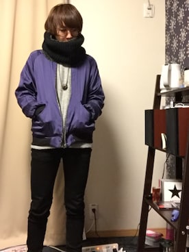 もつづきさん（メンズ・168cm）の冬コーディネート