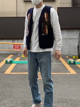 Canadian Sweater Company Ltd.(カナディアンセーター)のベストを使ったメンズ人気ファッションコーディネート Canadian Sweater Company Ltd.(カナディアンセーター)のベストを使ったメンズ人気ファッションコーディネート