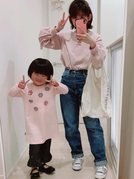 「ラブアンドピース2020」｜「アイテム（バレエシューズ）」を使った、うしさん（レディース・150cm）の秋コーディネート