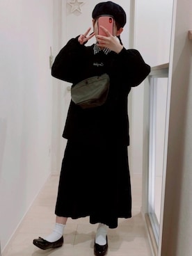 「ラブアンドピース2020」｜「アイテム（バレエシューズ）」を使った、うしさん（レディース・150cm）の秋コーディネート