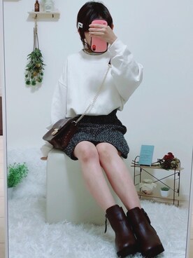 うしさん(レディース・150cm)の冬コーディネート