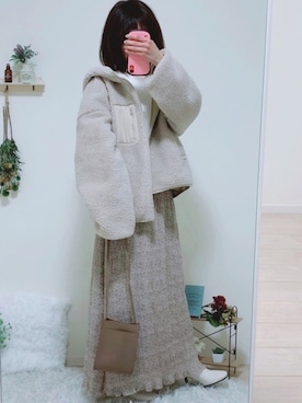 うしさん（レディース・150cm）の冬コーディネート