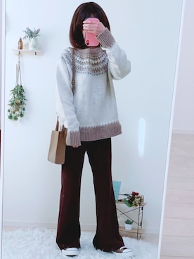 うしさん（レディース・150cm）の冬コーディネート