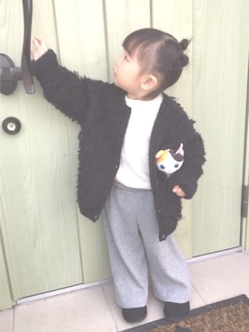 api *✲ﾟ*｡さん（キッズ・80cm）の冬コーディネート