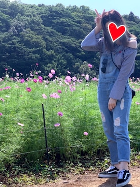 「PULL&BEAR（プルアンドベア）のアイテム（その他トップス）」を使った、GretaYauさん（レディース・168cm）の春コーディネート