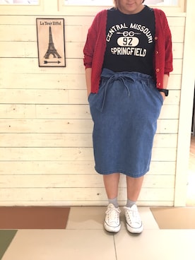 かおりさん（レディース・162cm）の春コーディネート