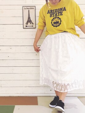 かおりさん（レディース・162cm）の春コーディネート