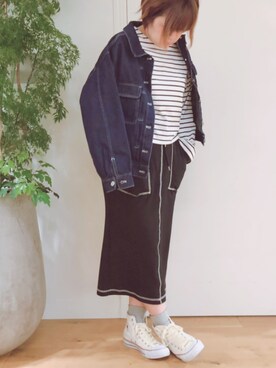 かおりさん（レディース・162cm）の春コーディネート