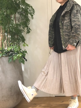 かおりさん（レディース・162cm）の春コーディネート