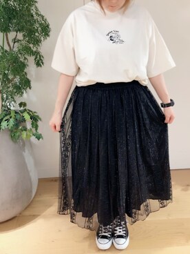 かおりさん（レディース・162cm）の春コーディネート