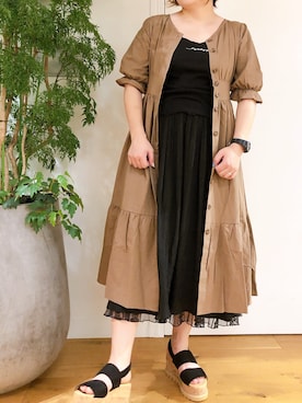 かおりさん（レディース・162cm）の夏コーディネート