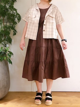 かおりさん（レディース・162cm）の夏コーディネート