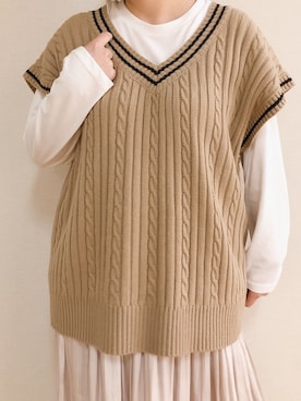 かおりさん（レディース・162cm）の冬コーディネート