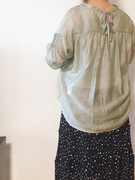 かおりさん（レディース・162cm）の春コーディネート