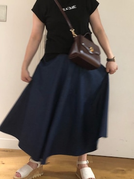 「Paul Hewitt（ポールヒューイット）のアイテム」を使った、かおりさん（レディース・162cm）の夏コーディネート