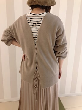 かおりさん（レディース・162cm）の冬コーディネート