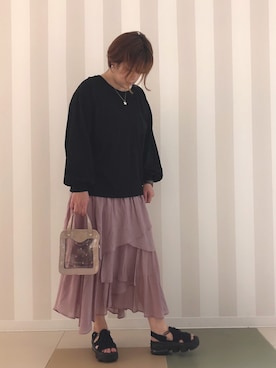 「CONVERSE TOKYO（コンバーストウキョウ）のアイテム（アクセサリー）」を使った、かおりさん（レディース・162cm）の春コーディネート