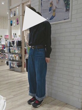 「さしいろ」｜「アイテム（レッグウェア）」を使った、まつ子さん（レディース・152cm）の冬コーディネート