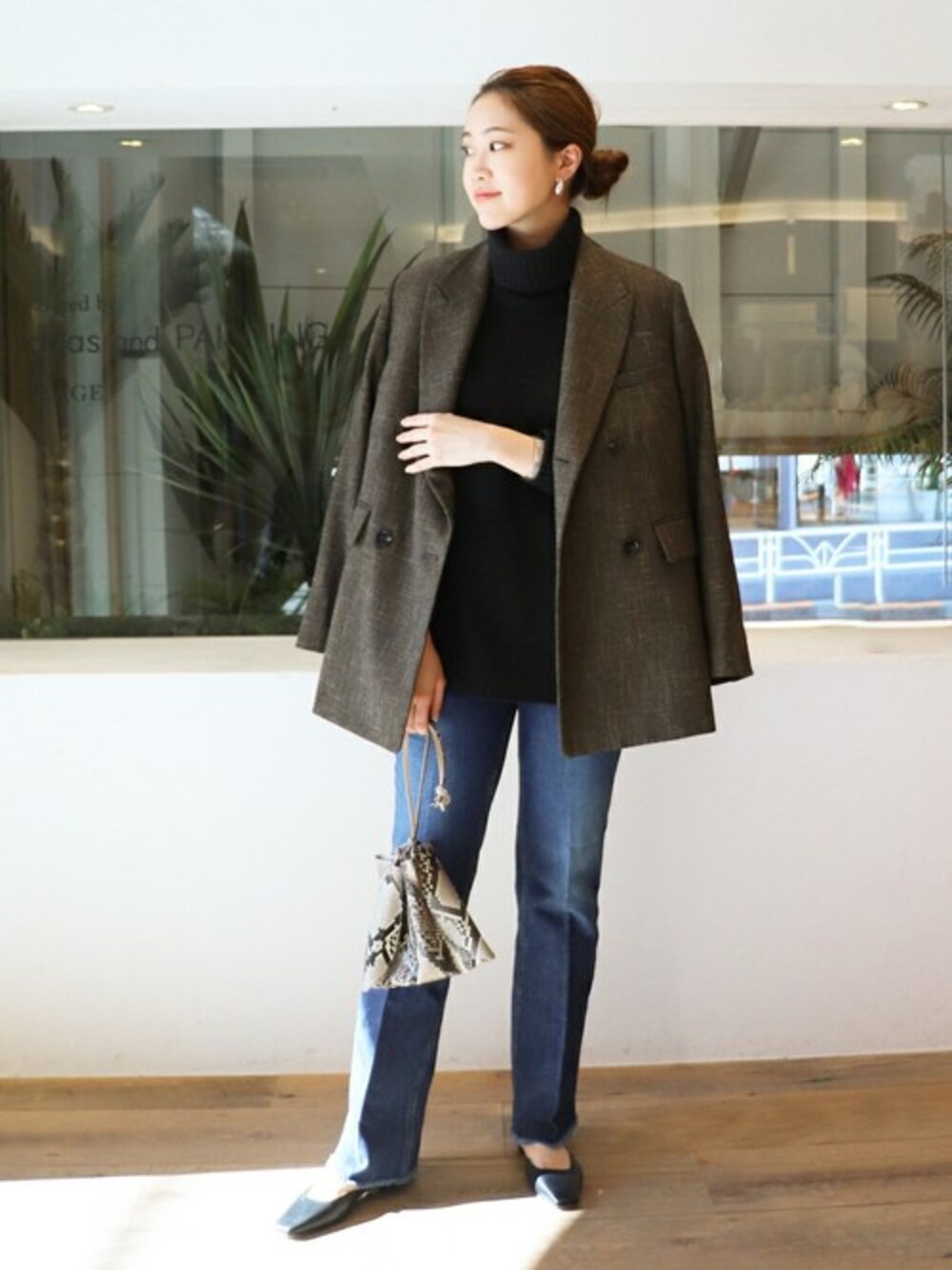 plage JANE SMITH SPブーツカットデニムパンツ plage JANE SMITH SPブーツカットデニムパンツ パンツ