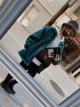 𝚁𝚎𝚒𝚔𝙰さん（レディース・154cm）の冬コーディネート