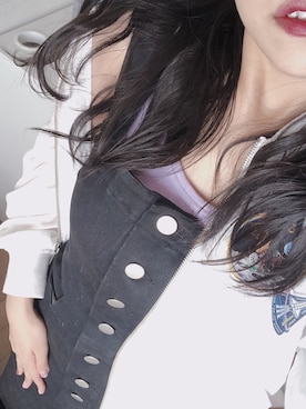 「Charles Chaton（シャルルシャトン）のアイテム（オールインワン・サロペット）」を使った、irnさん（レディース・157cm）の夏コーディネート