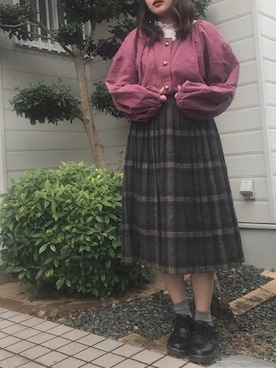 「アイテム（ピアス（両耳用））」を使った、reinaさん（レディース・153cm・20代）の冬コーディネート