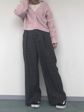 「アイテム（ピアス（両耳用））」を使った、reinaさん（レディース・154cm・20代）の秋コーディネート