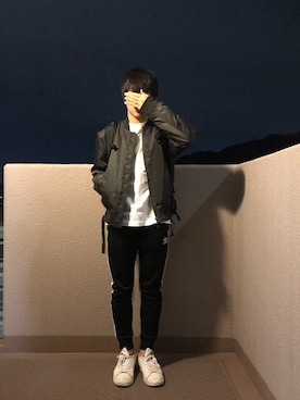「やっぱりストリートが好き」｜「アイテム（MA-1）」を使った、Kouu低身長さん（メンズ・160cm）の秋コーディネート