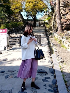 はとみゆさん（レディース・160cm）の春コーディネート