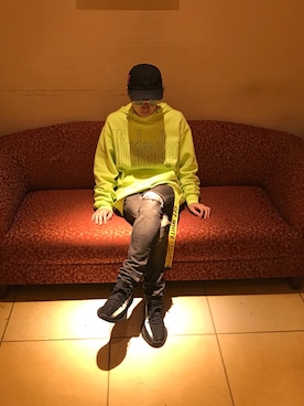 「SAINT LAURENT PARIS（サンローランパリ）のアイテム」を使った、あきひろさん（メンズ・168cm）の冬コーディネート