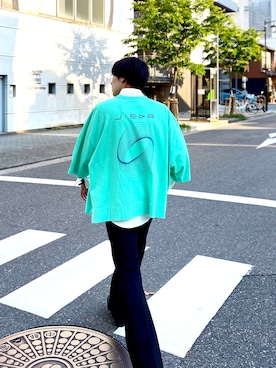 「THEE（シー）のアイテム」を使った、あきひろさん（メンズ・167cm）の春コーディネート