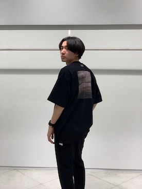 「CLANE（クラネ）のアイテム（トップス）」を使った、あきひろさん（メンズ・167cm）の春コーディネート
