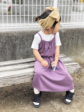 「FUJIROCKEEN」｜「アイテム（その他）」を使った、KIYOKOHさん（キッズ・90cm）の夏コーディネート