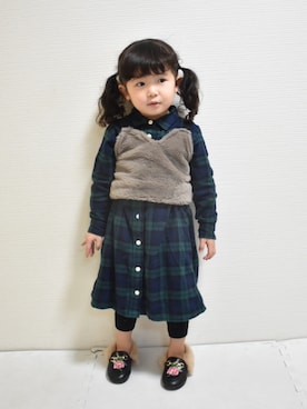 「アイテム（キャミソール）」を使った、i_0324さん（キッズ・100cm）の春コーディネート