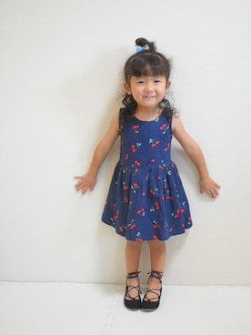 「アイテム（パンプス）」を使った、i_0324さん（キッズ・100cm）の夏コーディネート