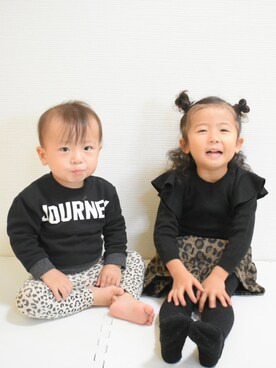 「シンプルおしゃれが好き」｜i_0324さん（キッズ・100cm）の秋コーディネート