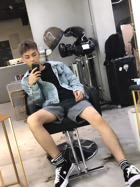 「ONE STAR」｜CHENGさん（メンズ・173cm）の夏コーディネート