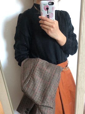 「GAP（ギャップ）のアイテム（テーラードジャケット）」を使った、atelierさん（レディース・158cm）の秋コーディネート