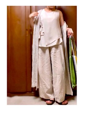「Another Edition（アナザーエディション）のアイテム（アクセサリー）」を使った、オトさん（レディース・165cm）の夏コーディネート