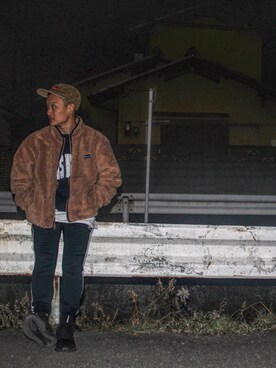 「PENFIELD USA（ペンフィールドユーエスエー）のアイテム（ジャケット/アウター）」を使った、KENSUKEさん（メンズ・175cm）の冬コーディネート