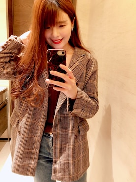 「me（ミイ）のアイテム（その他）」を使った、Katherineさん（レディース・165cm）の春コーディネート