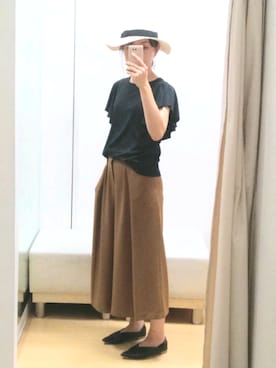 「MAMIAN（マミアン）のアイテム」を使った、yokoさん（レディース・166cm）の夏コーディネート