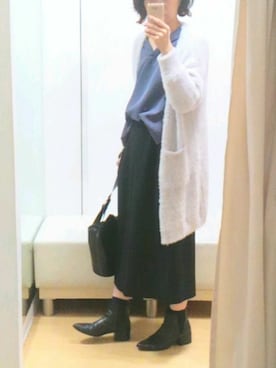 「SLY（スライ）のアイテム（アクセサリー）」を使った、yokoさん（レディース・166cm）の秋コーディネート