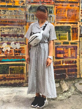 「chocomee（チョコミー）のアイテム（ワンピース/ドレス）」を使った、RINAさん（レディース・153cm）の秋コーディネート