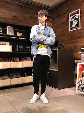 「Journal Standard TRISECT（トライセクト）のアイテム（ジャケット/アウター）」を使った、Rikuさん（メンズ・181cm）の春コーディネート