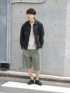「SUPERGA（スペルガ）のアイテム」を使った、Rikuさん（メンズ・181cm）の春コーディネート